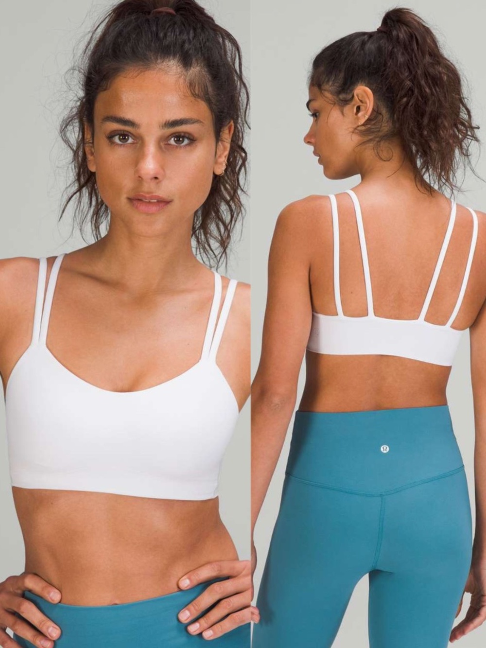 Lululemon Like a Cloud Bra *Light Support, B/C Cup in White Size 4